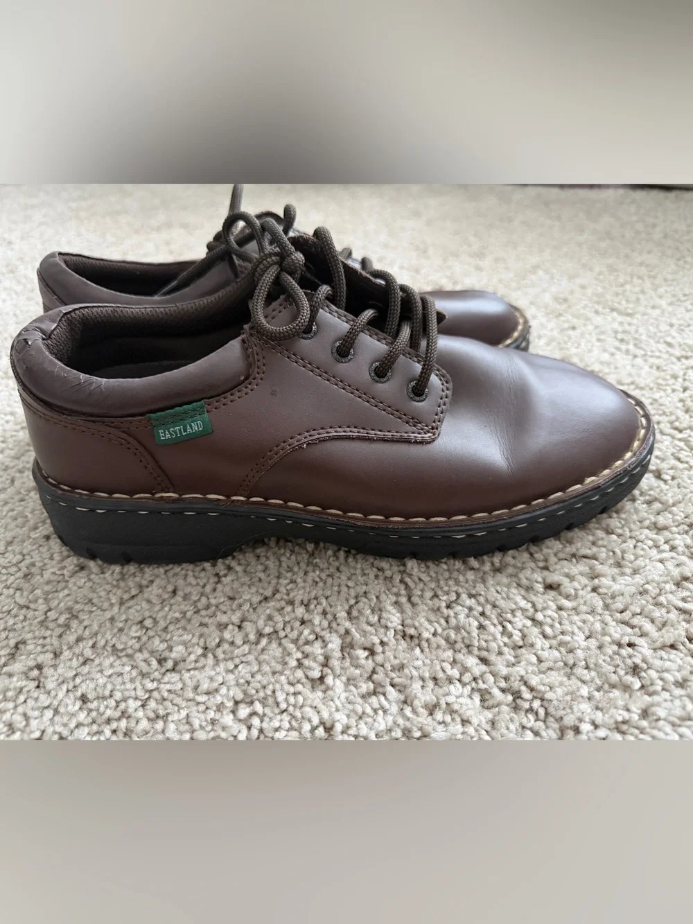 Eastland Plainview Brown Leather Oxford Shoes Men’s Size 6.5